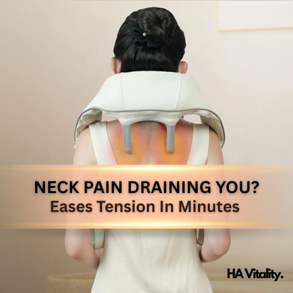 Shiatsu Wireless Neck Shoulder Massager