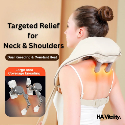 Shiatsu Wireless Neck Shoulder Massager