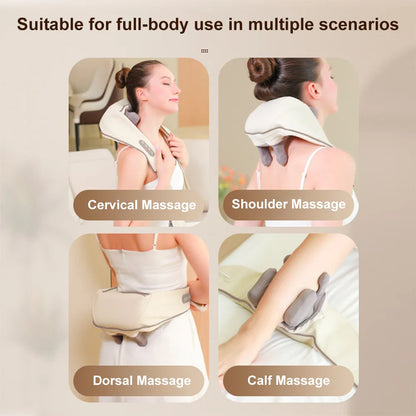 Shiatsu Wireless Neck Shoulder Massager