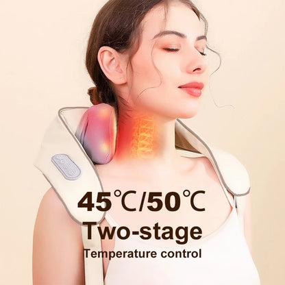 Shiatsu Wireless Neck Shoulder Massager