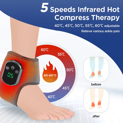 Hot Compression Ankle Massager